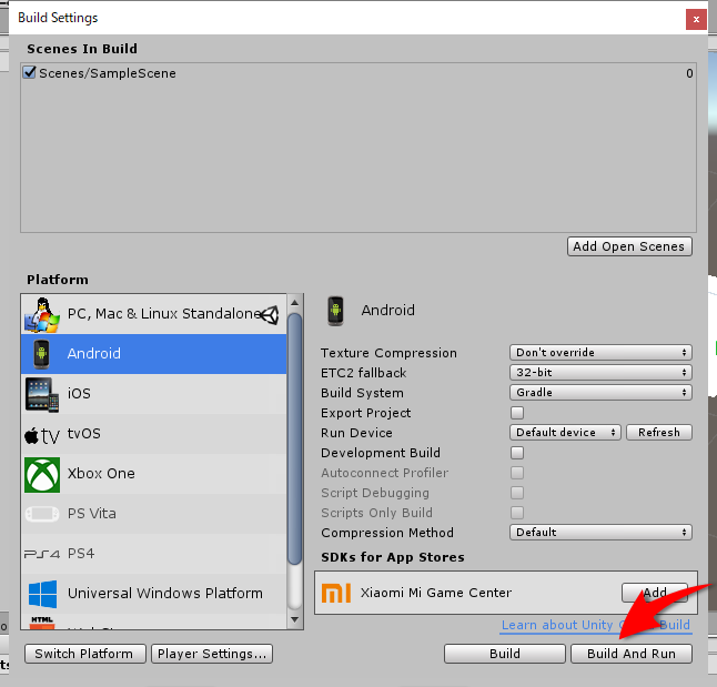UnityでAndroid向けにビルドしてスマホに転送する方法(Windows編) | ネコプロ